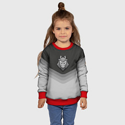 Свитшот детский G2 Esports Uniform, цвет: 3D-красный — фото 2