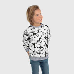 Свитшот детский Undertale Annoying dog, цвет: 3D-меланж — фото 2