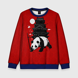 Свитшот детский Panda Warrior, цвет: 3D-синий