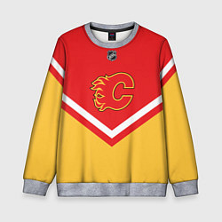 Свитшот детский NHL: Calgary Flames, цвет: 3D-меланж