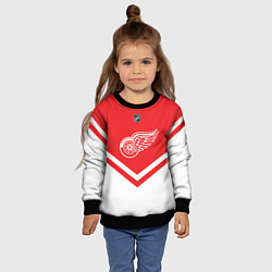 Свитшот детский NHL: Detroit Red Wings, цвет: 3D-черный — фото 2