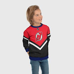 Свитшот детский NHL: New Jersey Devils, цвет: 3D-синий — фото 2