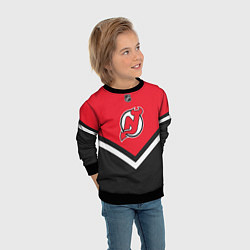 Свитшот детский NHL: New Jersey Devils, цвет: 3D-черный — фото 2