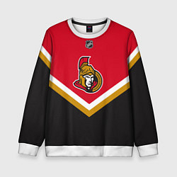 Свитшот детский NHL: Ottawa Senators, цвет: 3D-белый
