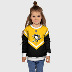 Свитшот детский NHL: Pittsburgh Penguins, цвет: 3D-белый — фото 2
