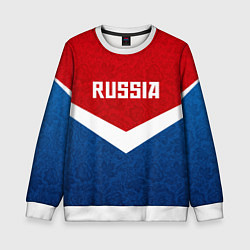 Свитшот детский Russia Team, цвет: 3D-белый