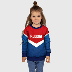 Свитшот детский Russia Team, цвет: 3D-синий — фото 2