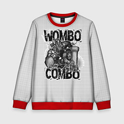 Свитшот детский Combo Wombo, цвет: 3D-красный