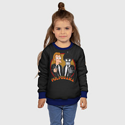 Свитшот детский Pulporama, цвет: 3D-синий — фото 2