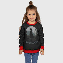 Свитшот детский Sherlock World, цвет: 3D-красный — фото 2