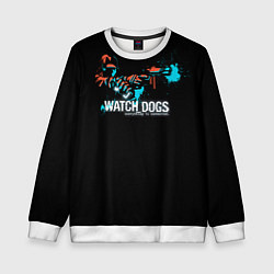 Свитшот детский Watch Dogs 2, цвет: 3D-белый