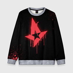 Свитшот детский Astralis: Black collection, цвет: 3D-меланж