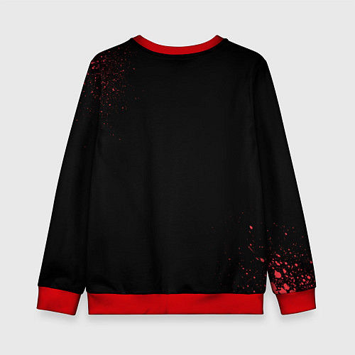 Детский свитшот Astralis: Black collection / 3D-Красный – фото 2