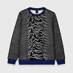 Свитшот детский Joy Division: Unknown Pleasures, цвет: 3D-синий
