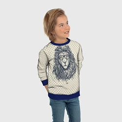 Свитшот детский SWAG Lion, цвет: 3D-синий — фото 2