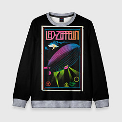 Свитшот детский Led Zeppelin: Angel Poster, цвет: 3D-меланж