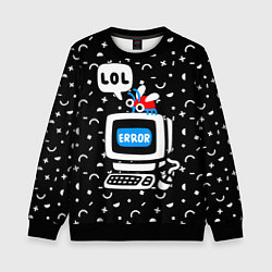 Свитшот детский Fatal Error, цвет: 3D-черный