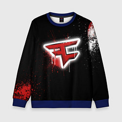 Свитшот детский FaZe Clan: Black collection, цвет: 3D-синий