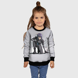 Свитшот детский Ghost In The Shell 5, цвет: 3D-черный — фото 2