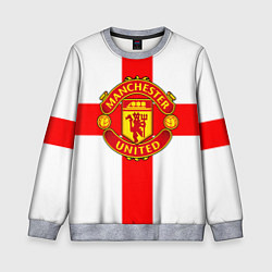 Свитшот детский Manchester Utd: England, цвет: 3D-меланж