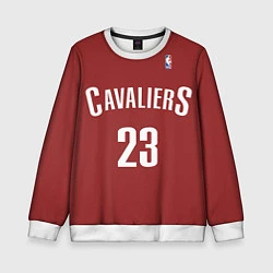 Свитшот детский Cavaliers Cleveland 23: Red, цвет: 3D-белый