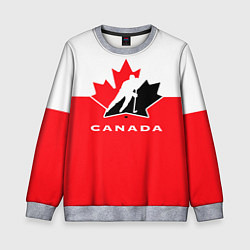 Свитшот детский Canada Team, цвет: 3D-меланж