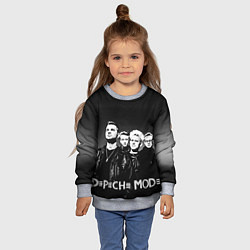 Свитшот детский Depeche Mode: mono, цвет: 3D-меланж — фото 2
