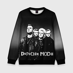 Свитшот детский Depeche Mode: mono, цвет: 3D-черный