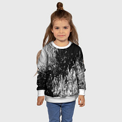 Свитшот детский GRAY&BLACK, цвет: 3D-белый — фото 2