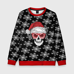 Детский свитшот Santa Skull хипстер