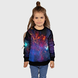 Свитшот детский Космос, цвет: 3D-черный — фото 2