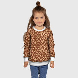 Свитшот детский Жираф, цвет: 3D-белый — фото 2
