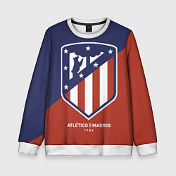 Свитшот детский Atletico Madrid FC 1903, цвет: 3D-белый