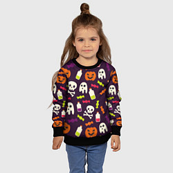 Свитшот детский Halloween, цвет: 3D-черный — фото 2