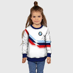 Свитшот детский BMW БМВ WHITE, цвет: 3D-синий — фото 2