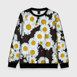 Свитшот детский Аромашки, цвет: 3D-черный