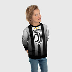 Свитшот детский Juventus FC: New logo, цвет: 3D-черный — фото 2