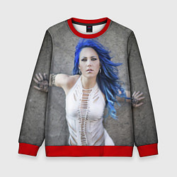 Свитшот детский Arch Enemy: Alissa White-Gluz, цвет: 3D-красный