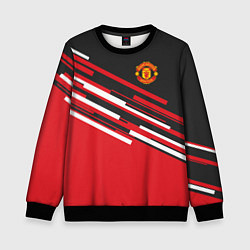 Свитшот детский Man UTD FC: Sport Line 2018, цвет: 3D-черный