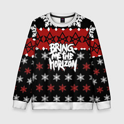 Детский свитшот Праздничный Bring Me the Horizon