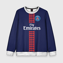 Свитшот детский PSG FC: Original 2018, цвет: 3D-белый