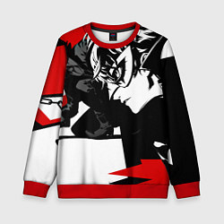 Свитшот детский Persona 5, цвет: 3D-красный