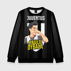 Свитшот детский FC Juventus: Paulo Dybala, цвет: 3D-черный