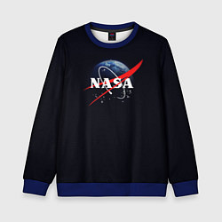 Свитшот детский NASA: Black Space, цвет: 3D-синий