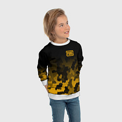 Свитшот детский PUBG: Military Honeycomb, цвет: 3D-белый — фото 2