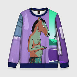 Свитшот детский BoJack, цвет: 3D-синий