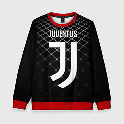 Свитшот детский FC Juventus: Black Lines, цвет: 3D-красный