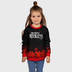 Свитшот детский The Pretty Reckless: Red Flame, цвет: 3D-красный — фото 2