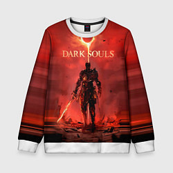 Свитшот детский Dark Souls: Red Sunrise, цвет: 3D-белый