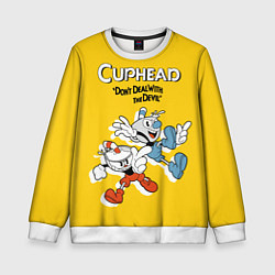 Детский свитшот Cuphead: Don't deal with the Devil